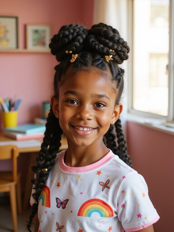 braided crown for protection