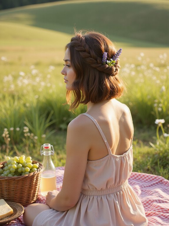 braided halo hairstyle tutorial