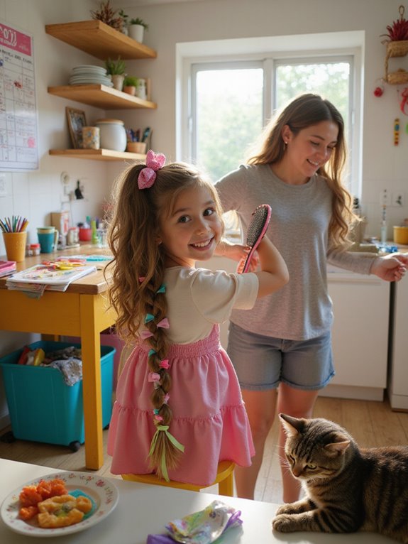 bubble ponytail hair tutorial