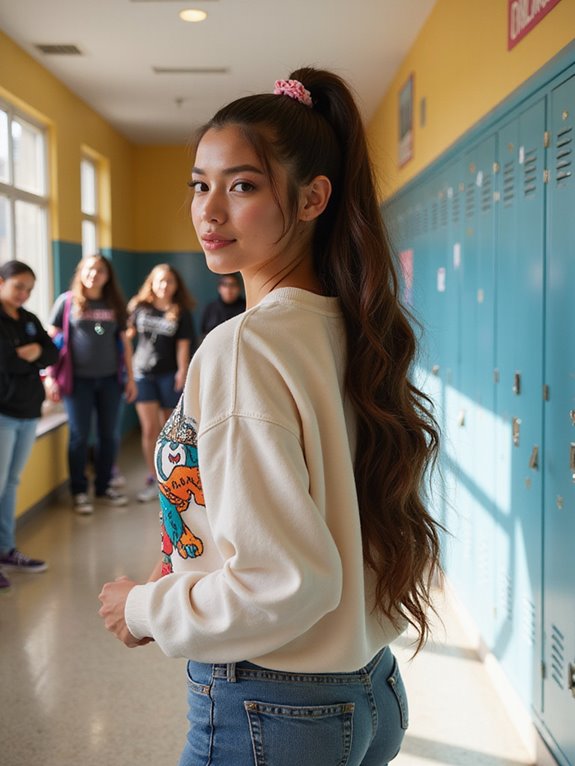 bubble ponytail styling tips