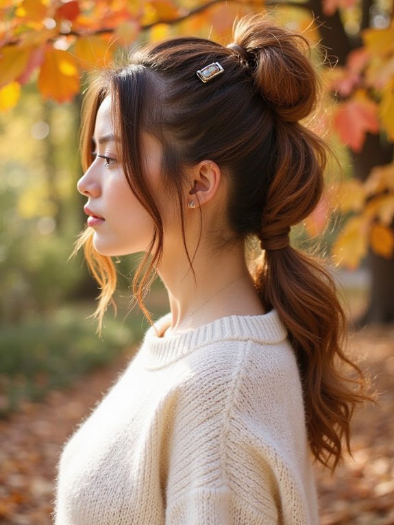 bubbly ponytail styling tips