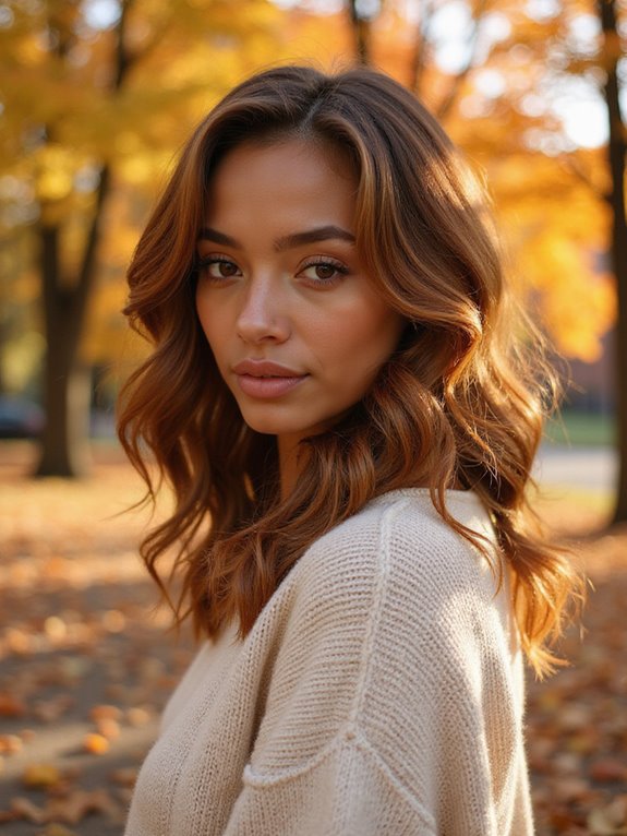 butterscotch layered hairstyle confidence