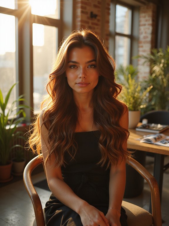 caramel honey hair blends