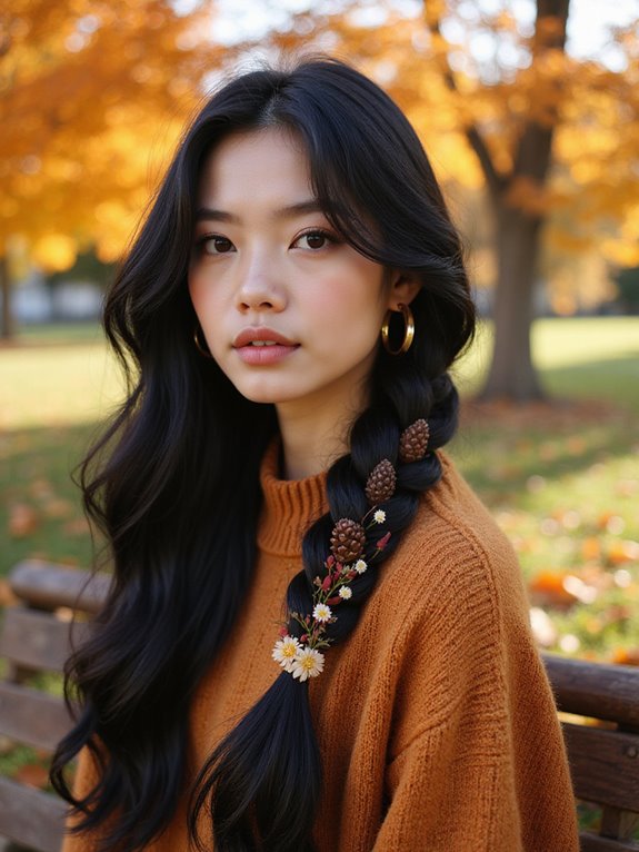 carefree bohemian braid style