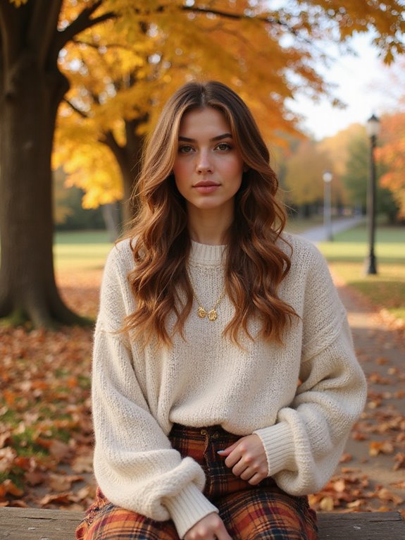 chestnut brown balayage highlights