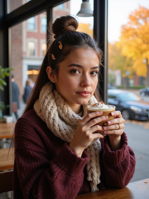 chic and stylish top knot