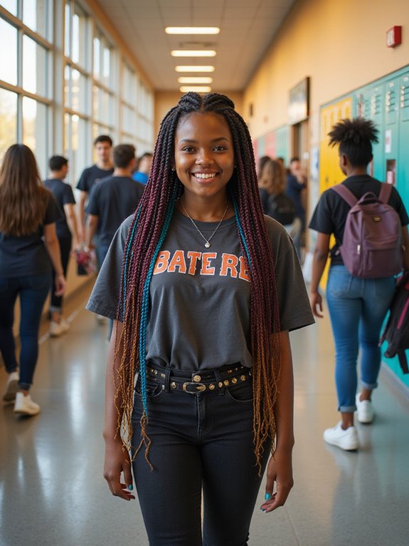 chic and versatile box braids