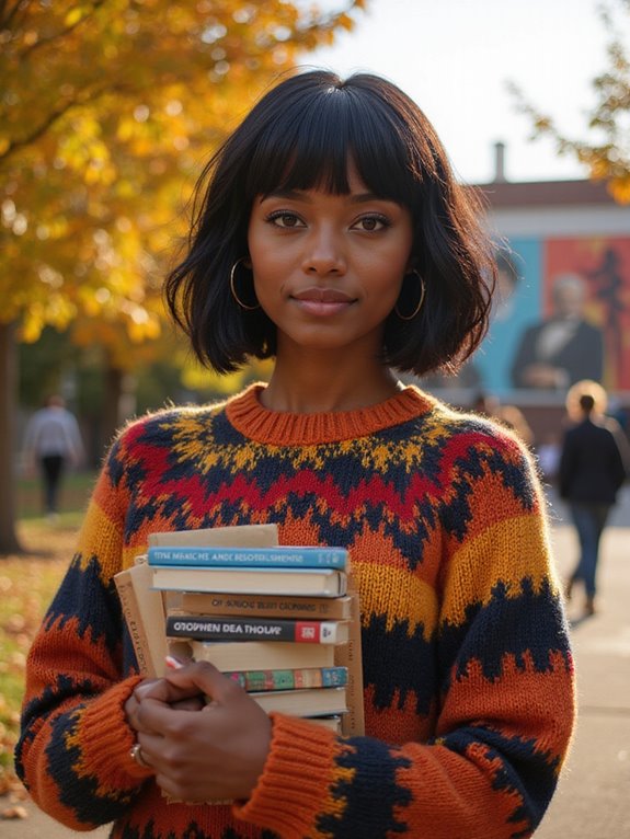 chic bob hairstyle confidence