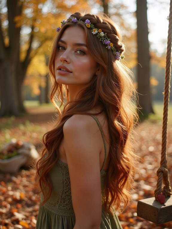 chic boho crown braid