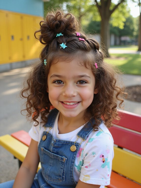 chic braid and bun combo