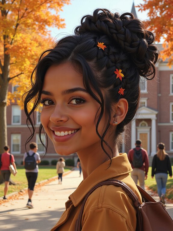 chic braided updo tutorial