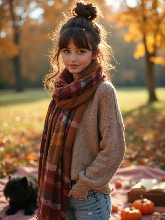 chic effortless messy bun