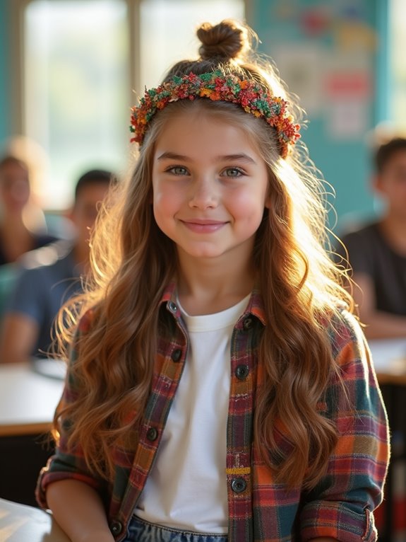 chic half up hairstyle versatility