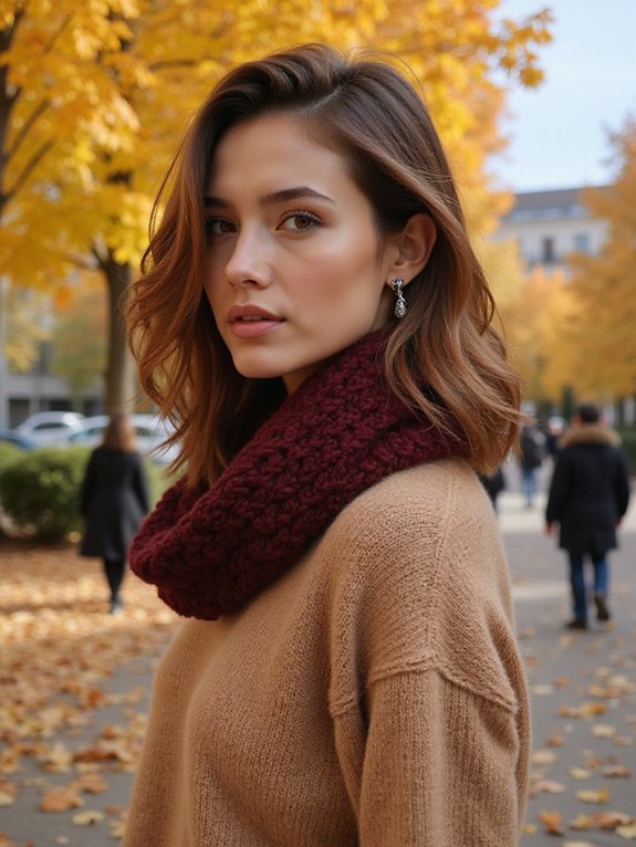 chic lob with side part