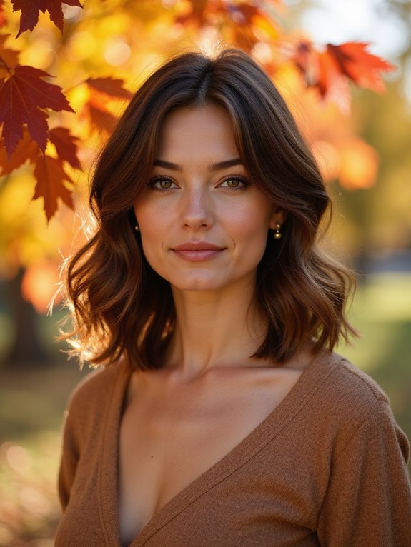 stylish lob with soft waves