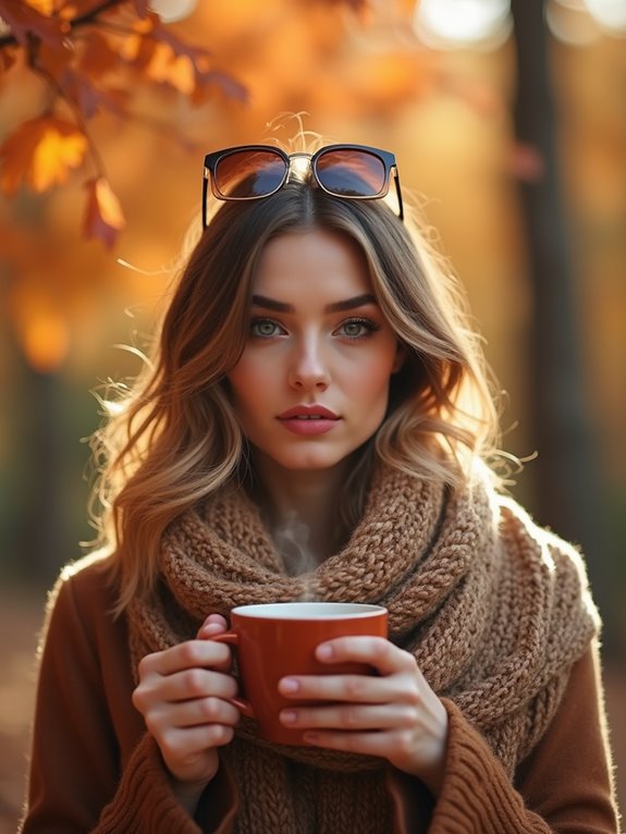 chic lob with tucked ends