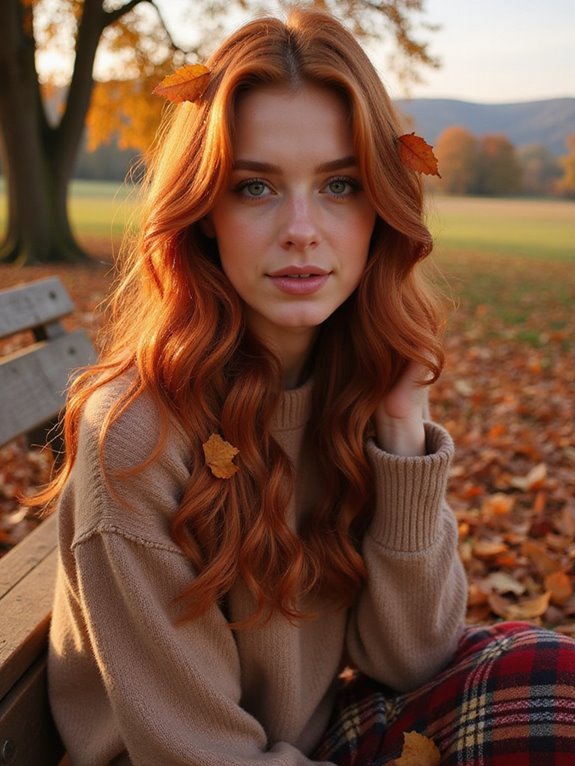 chic loose waves autumn