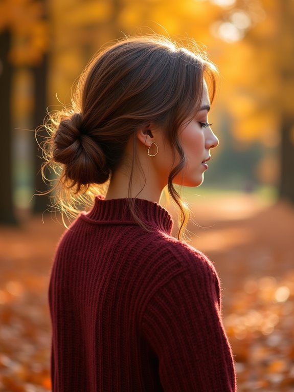 chic low knot hairstyle guide