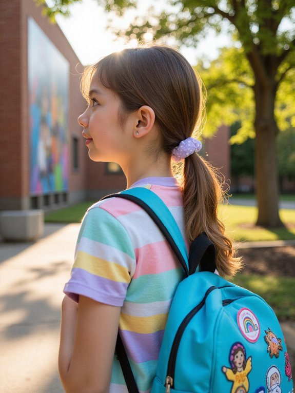 chic low side ponytail