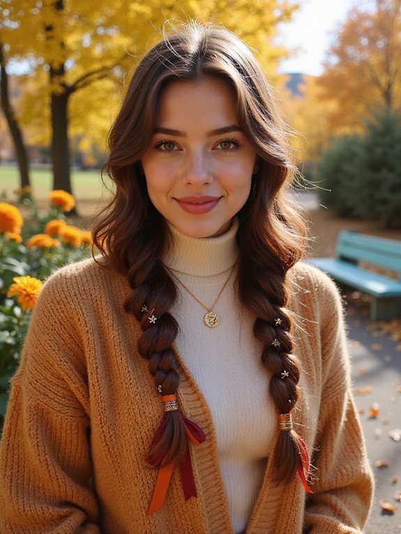 stylish ribbon braids tutorial