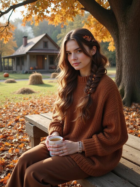 stylish side fishtail braid