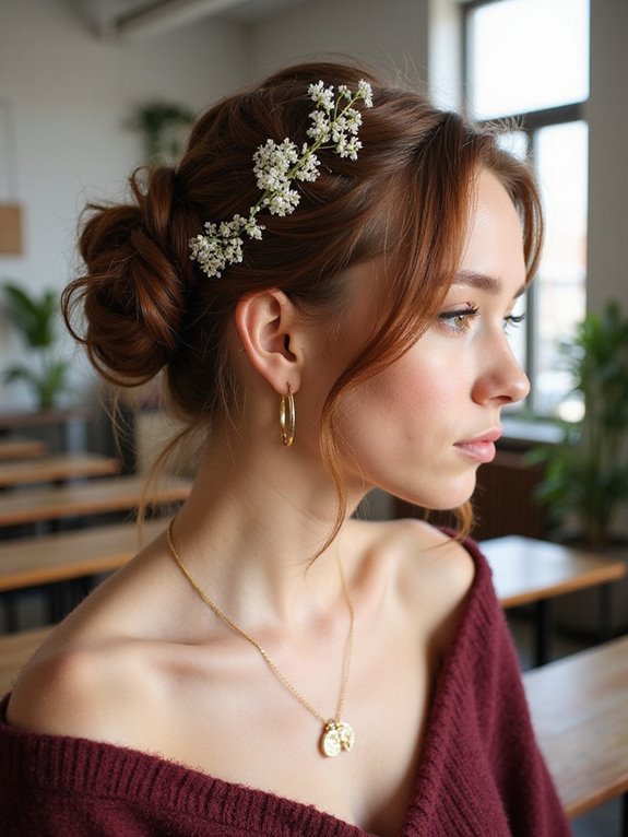 chic sophisticated updo
