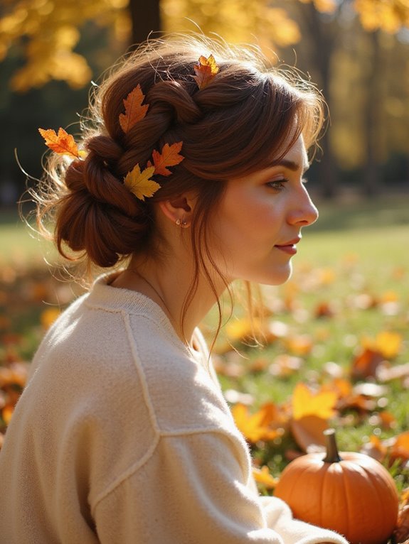 chic sophisticated knotted updo