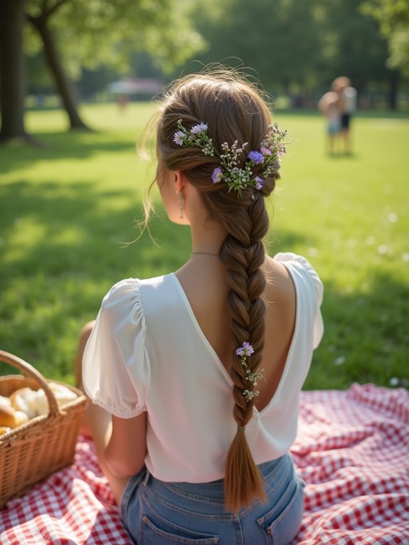 chic summer fishtail braid
