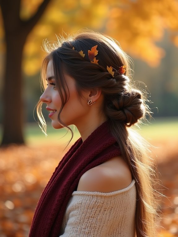 chic timeless low bun