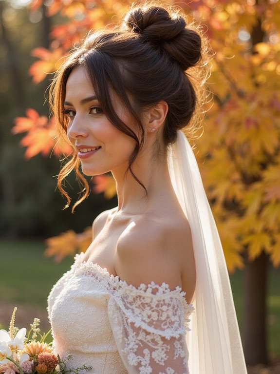 chic top knot elegance