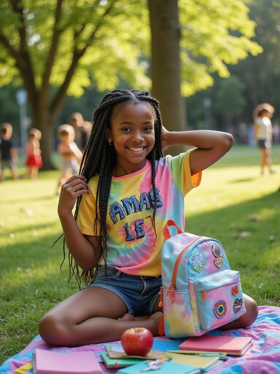 chunky box braids styles