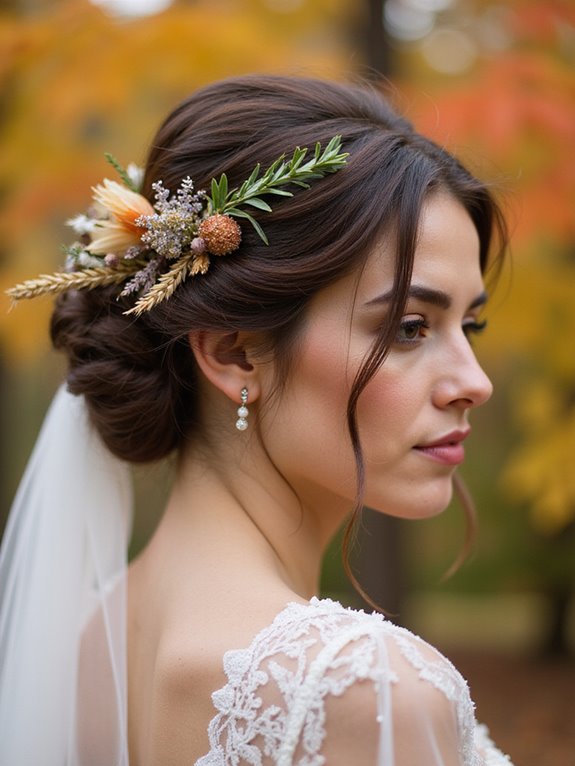 classic bun with rustic accents