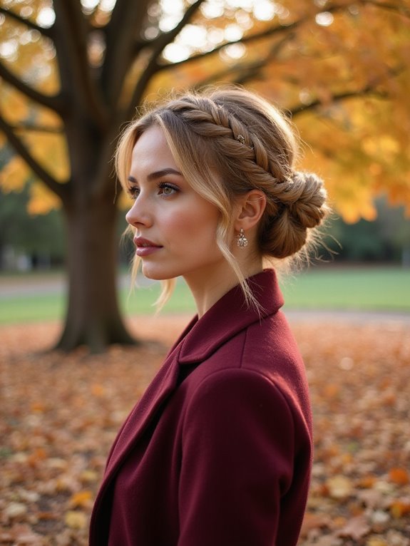 classic elegant hair updo