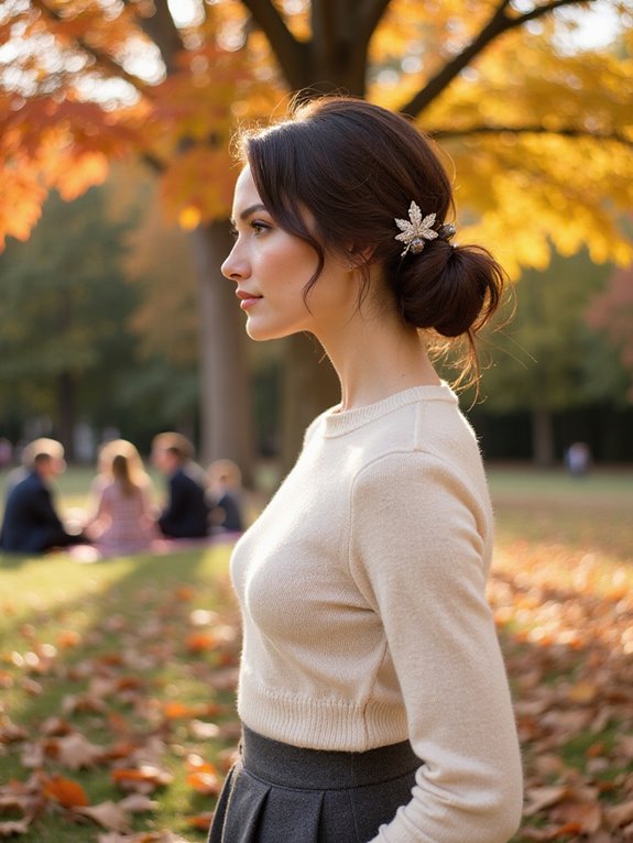 classic elegant low chignon