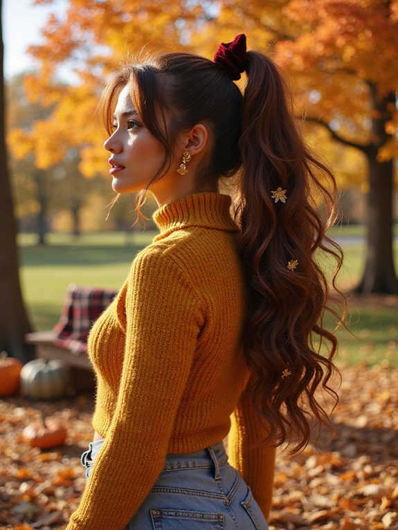 fun ribbon ponytail styles