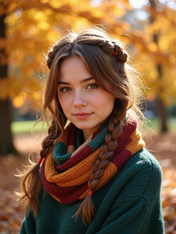 colorful rubber band hairstyles