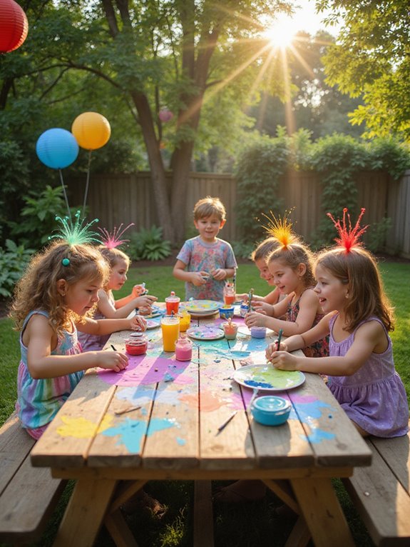 colorful temporary hair transformations