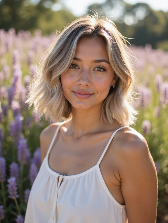 cool ash brown hairstyle