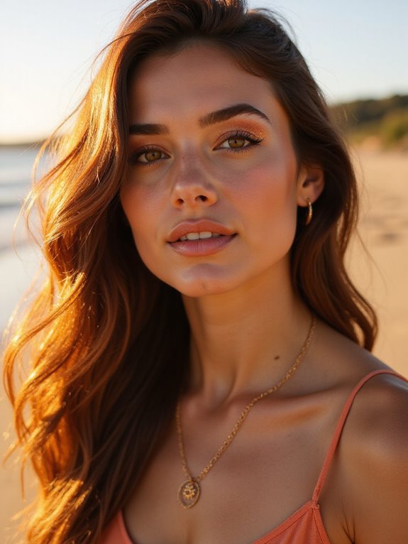 copper balayage for summer