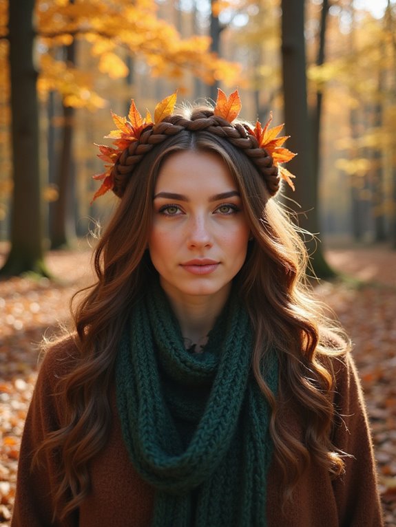 cozy braided crown hairstyle