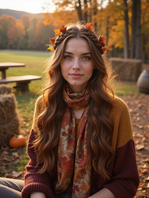 warm braided crown tutorial