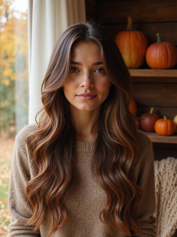cozy effortless wave hairstyle