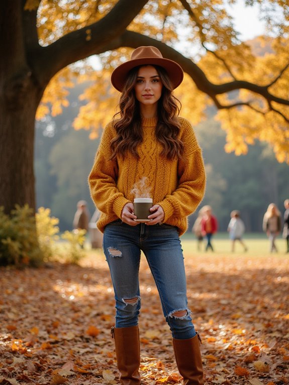 cozy fall waves and knits