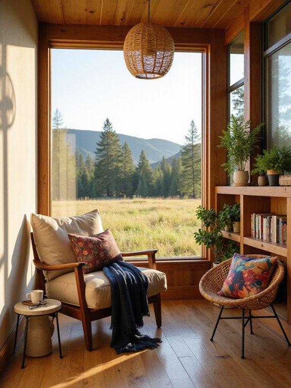 inviting nook with comfort