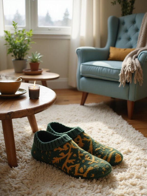 cozy slippers for comfort