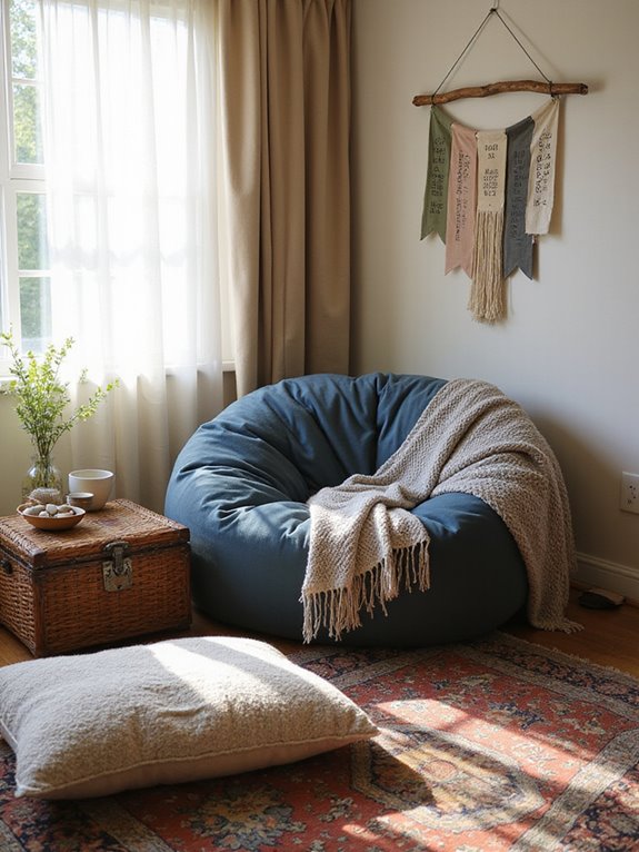 cozy textiles create comfort