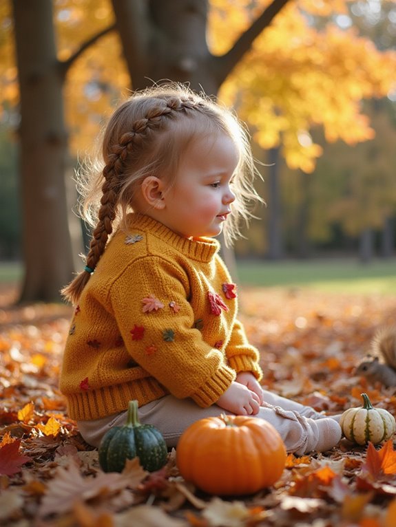cozy toddler fishtail braid