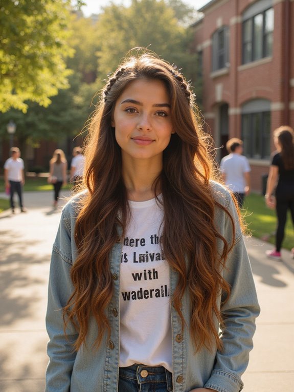 create a waterfall braid