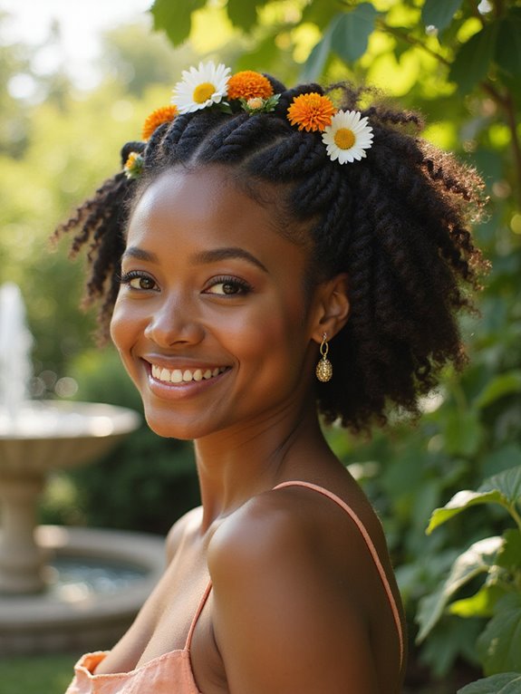 crown braid summer elegance