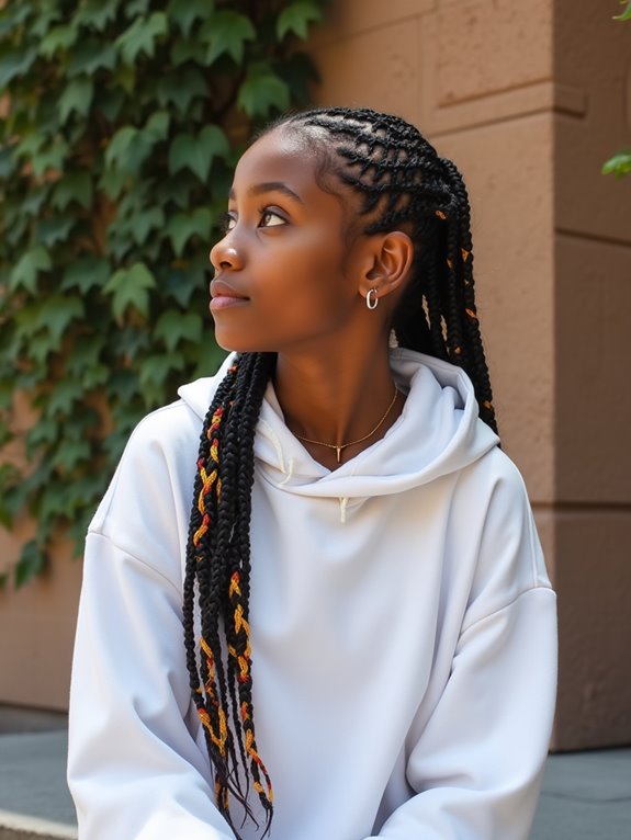 cultural cornrows with flair